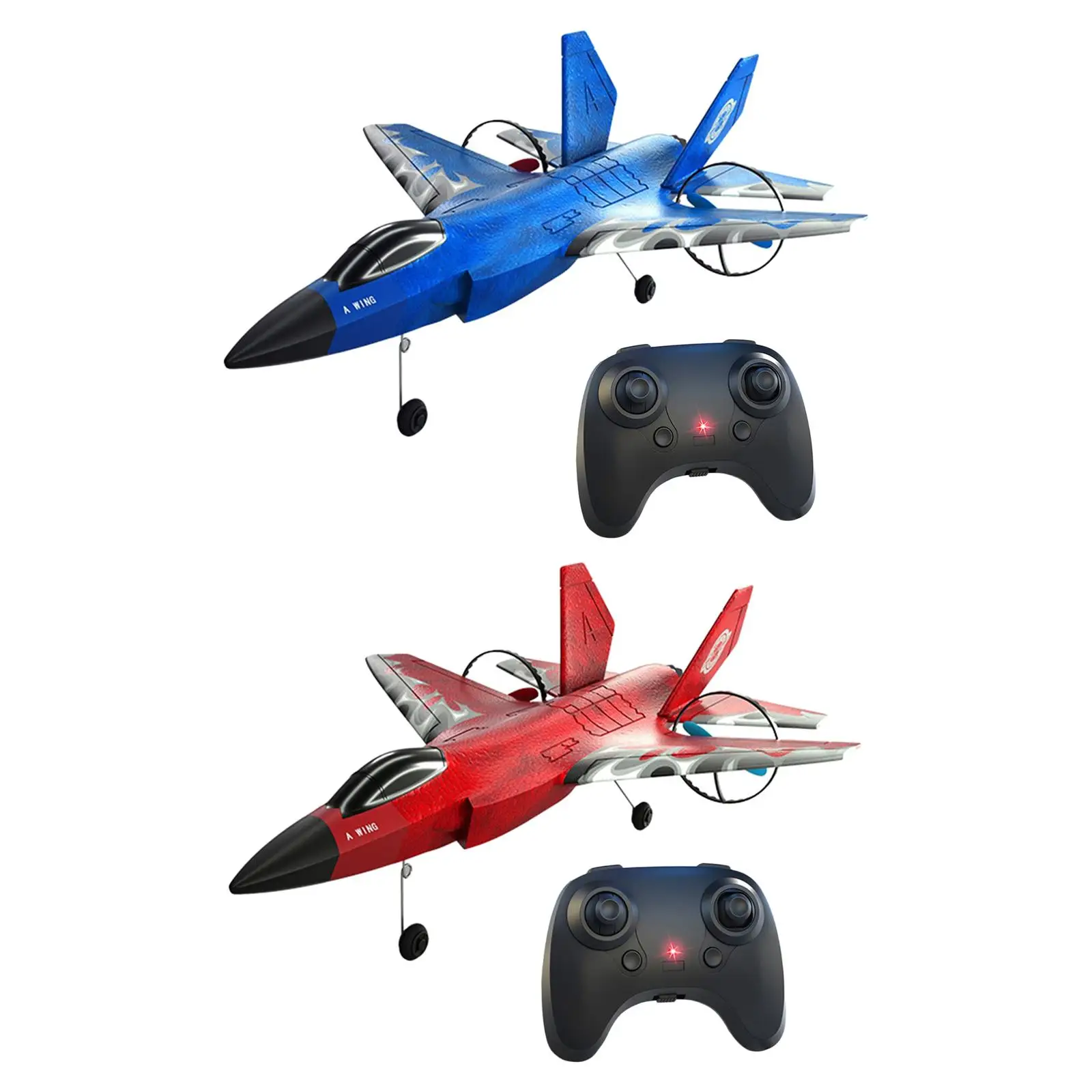 Remote Control Jet Airplane Lightweight Easy to Control Foam RC Airplane RC Glider RC Plane for Kids Beginner Adults Boys Girls