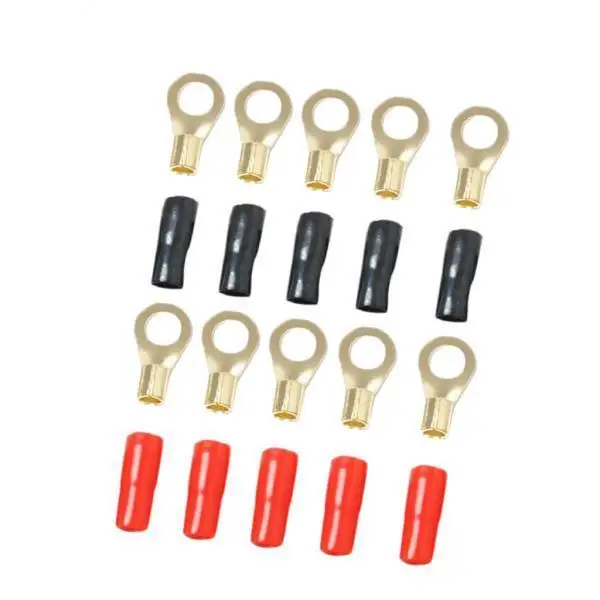 3X 5 Pairs 8 AWG Car Audio Terminal Wiring Connector Gold-plated Durable