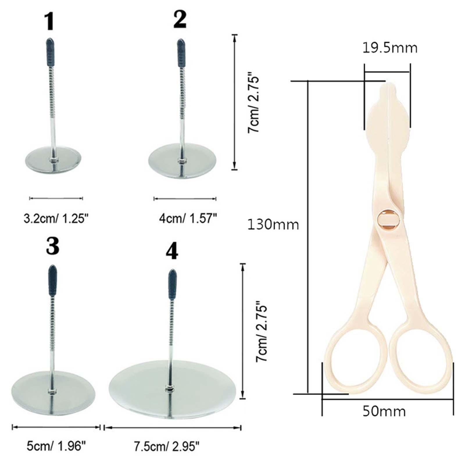 Piping Flower Scissor Ornament Fittings Display Plate Cream Transfer Cake Stand Flower Lifter for Cookies Cake Icing Frosting