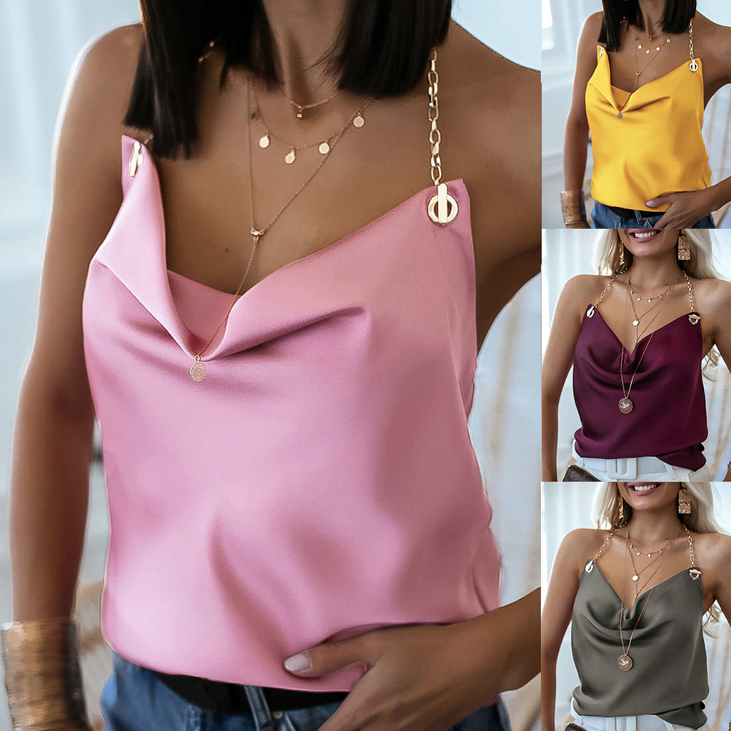 90 Degrees Tops Women Products Women's Sleeveless V Neck Summer Top Blouse  Tank Tops Blue Crop Top Women - купить по выгодной цене | AliExpress