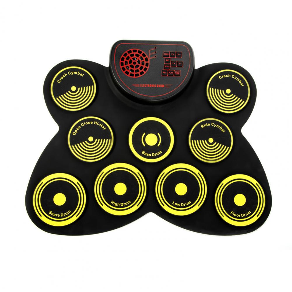 Title 4, Electronic Drum Set with Drum Sticks Pedals Rec...