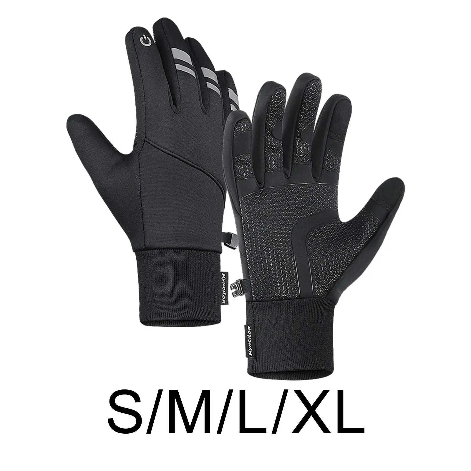 Winter Ski Gloves Touchscreen Mittens Waterproof Windproof Cycling Gloves Warm Mittens for Running Sports Driving Skating Riding