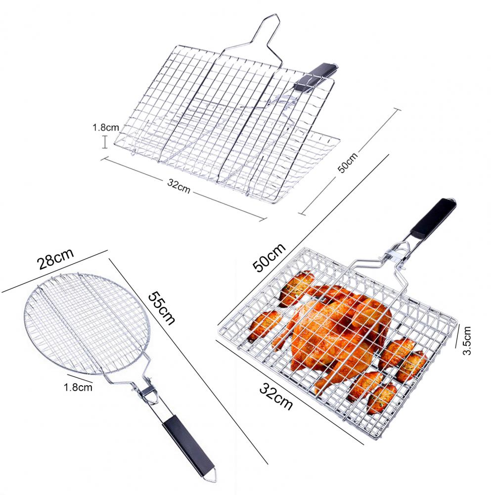 Title 6, Nützlicher Grillrost, 3 Stile, Grillgitter, hit...