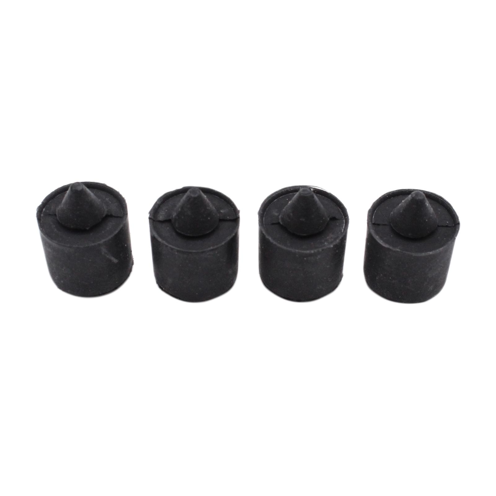 4x Vehicle 16.5mm Exterior Rubber Bumpers W705903-S300 Black for Ford Replace Parts