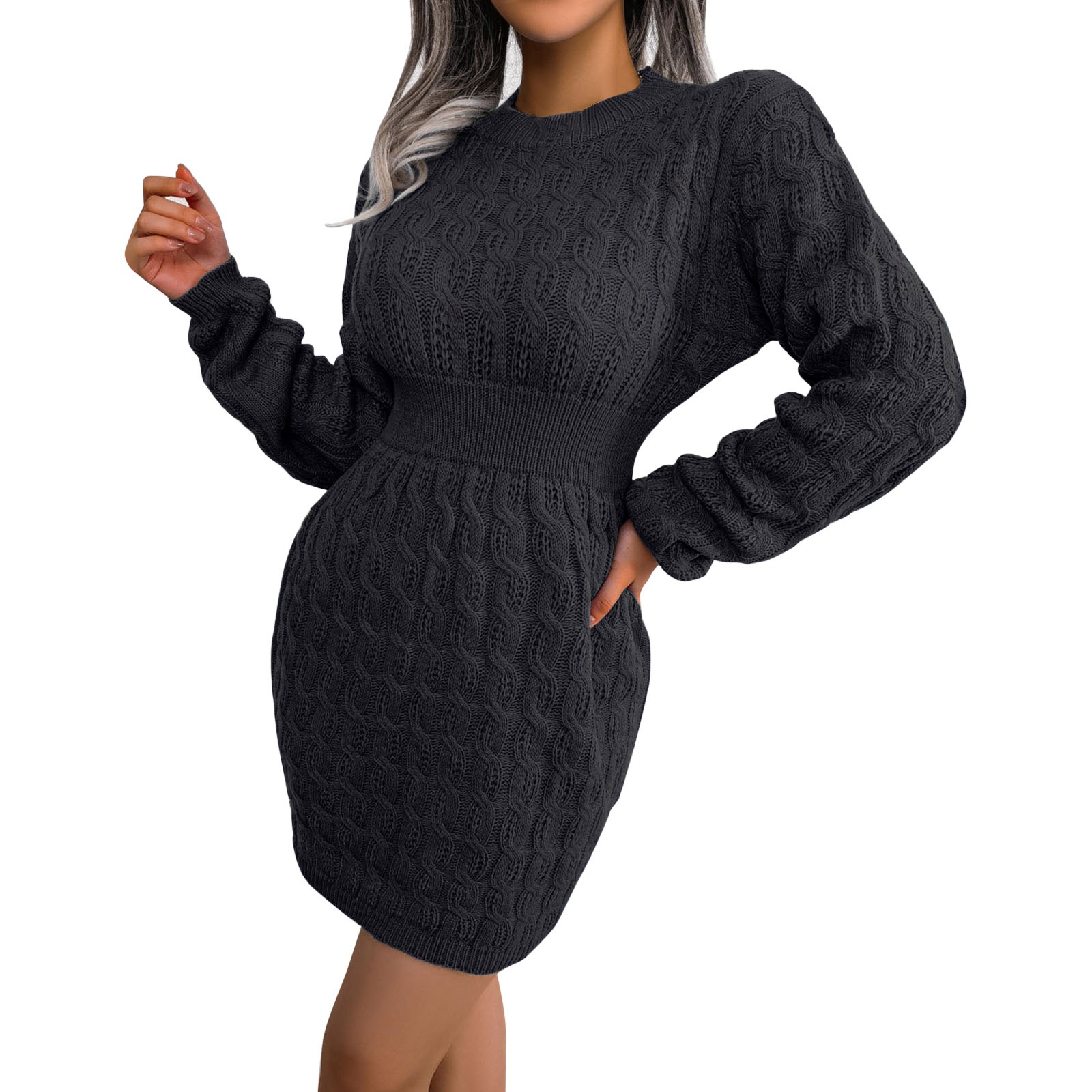Womens Winter Fashion Knitted Pullover 