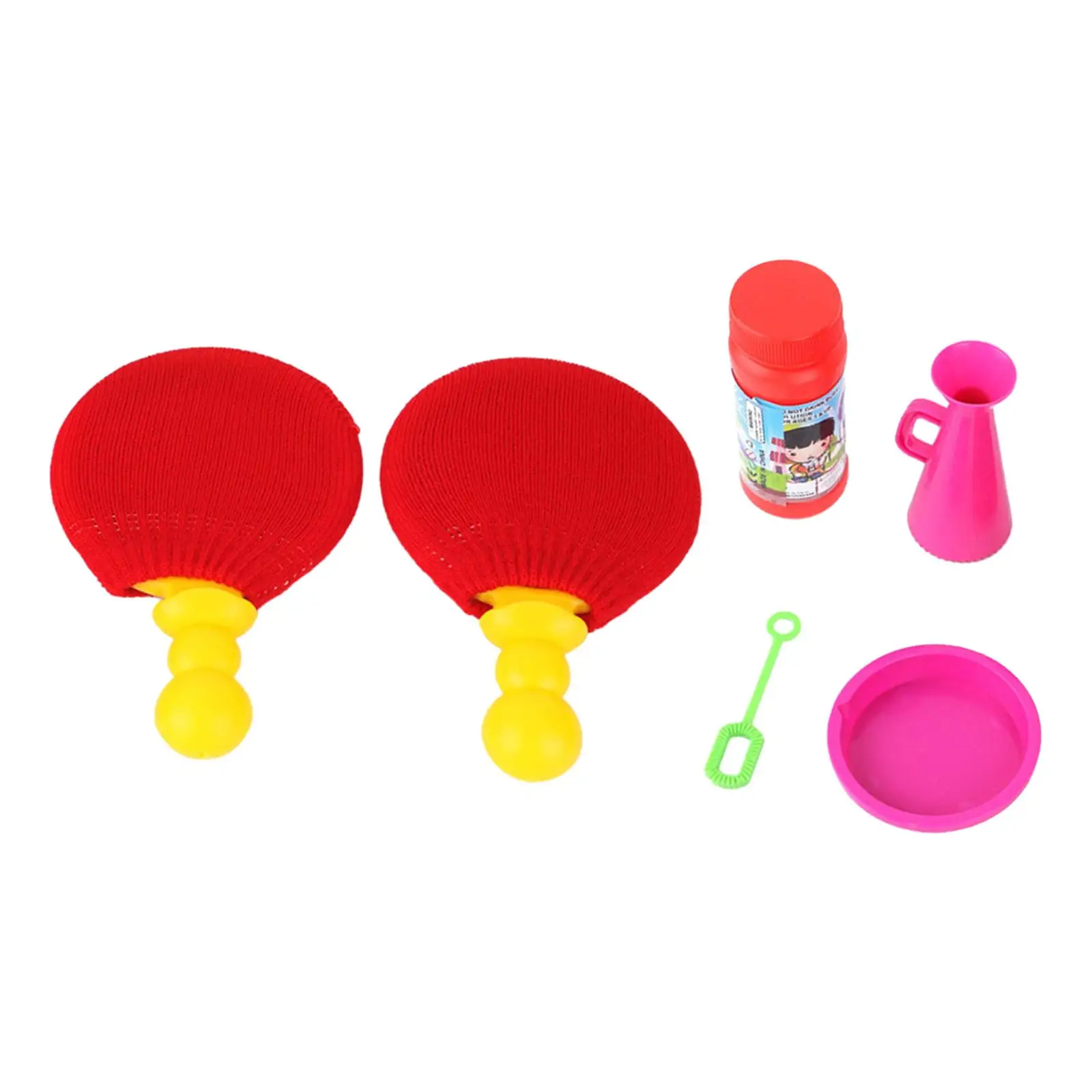 Bubble Maker Set Toys Indoor and Play Ping Pong Game with Soap Bubble for Children Toddlers Kids Girls Boys Great Gift