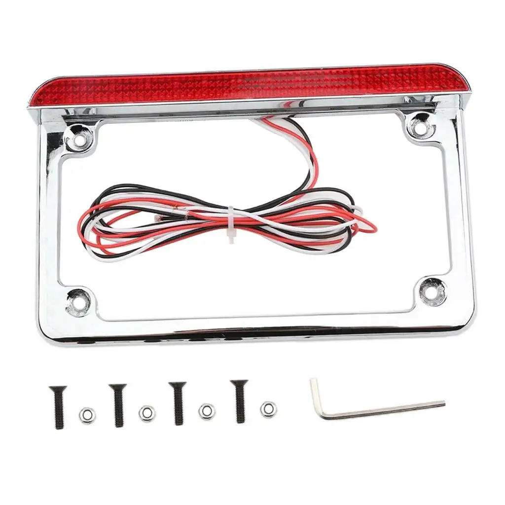 Motorcycle LED Mount Plate Tail Brake Light for for 