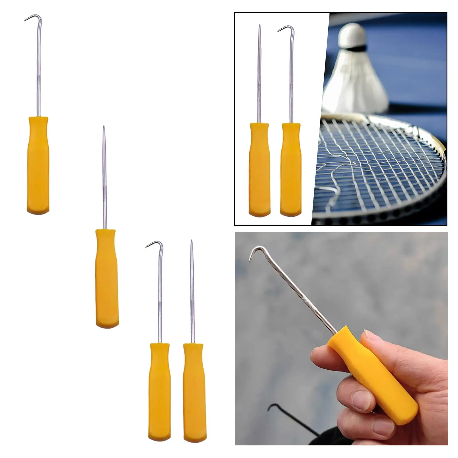 Racket Stringing Tool Comfortable Grip for Tennis Badminton Squash Racquet