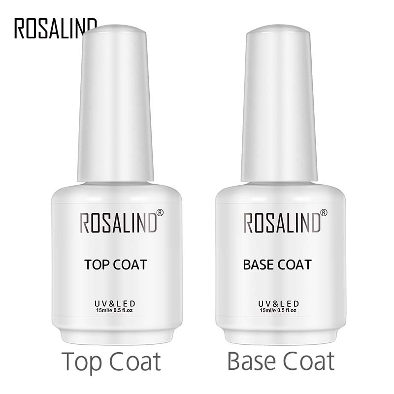 Best of ROSALIND 15ml Nail Polish Base Top Coat Magic Remover UV Gel Polish Manicure Healthy Primer Semi Permanent Nail Art Dehydrator Reviews & Tips