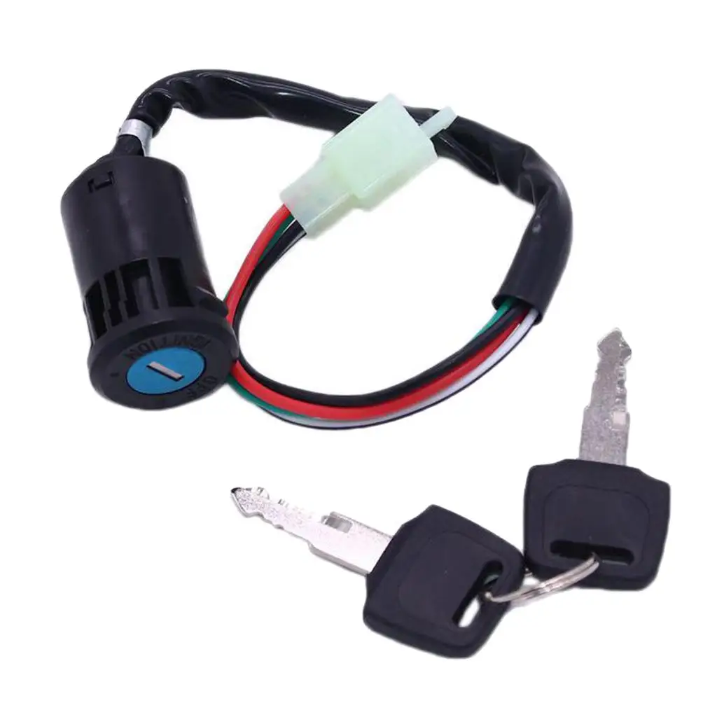 4 Wire Ignition Switch for  ATV Quad Dirt Bike Scooter Motorcycle