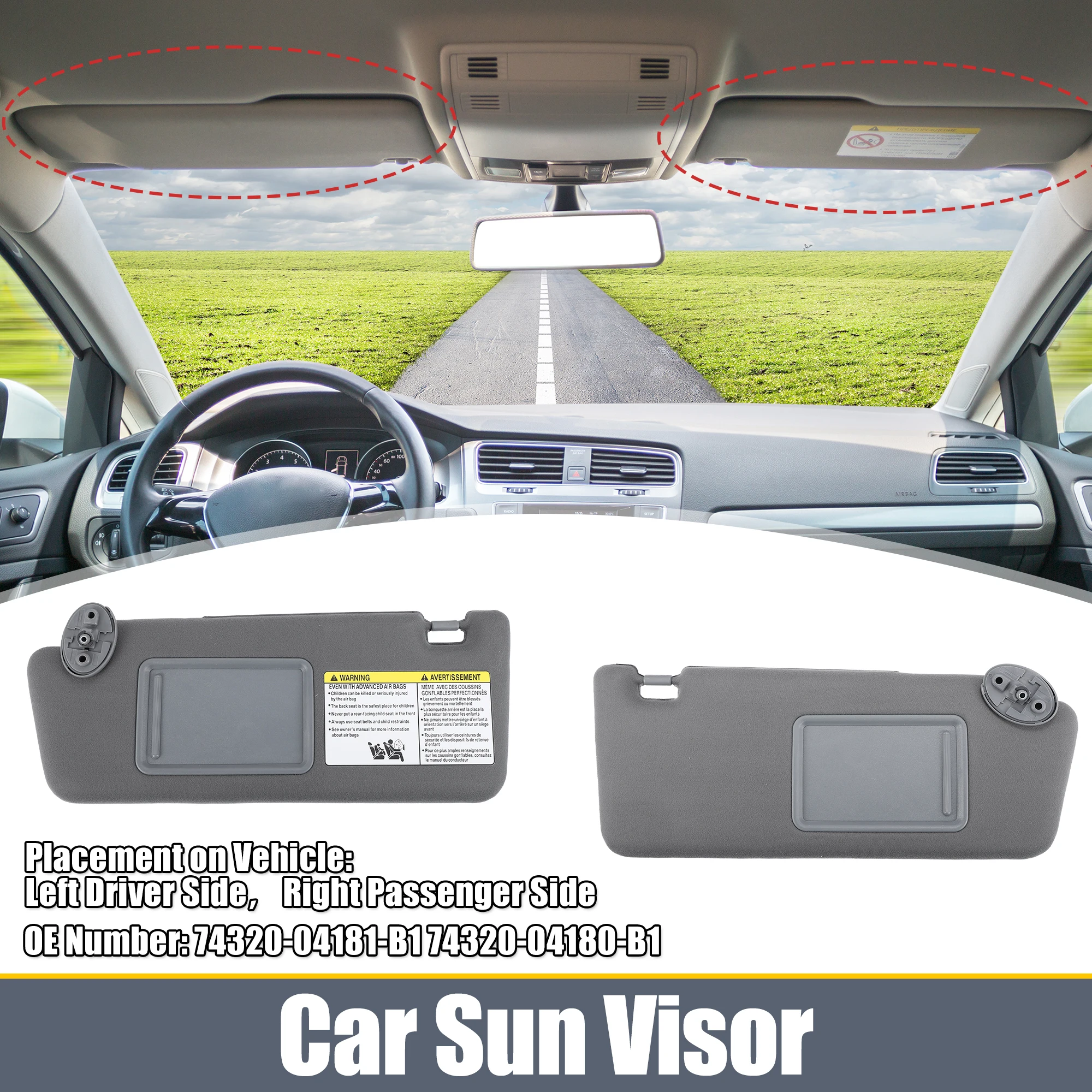 Visera X Autohaux para Toyota Tacoma lateral