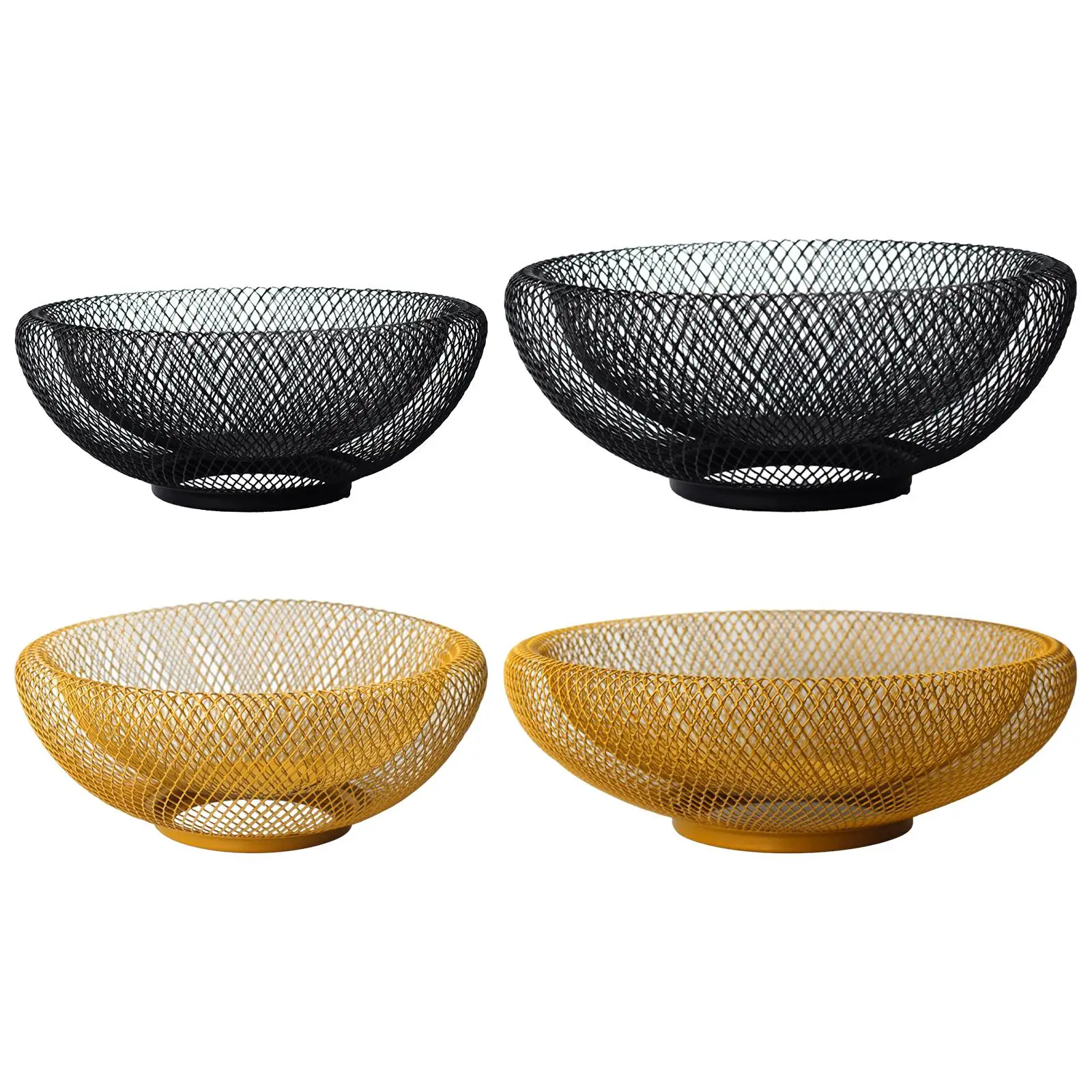 Nordic Wire Iron Fruit Basket Snack Storage Bowl Table Organizer Vegetable Stand Holder for Kitchen Ceremony Home Ornaments