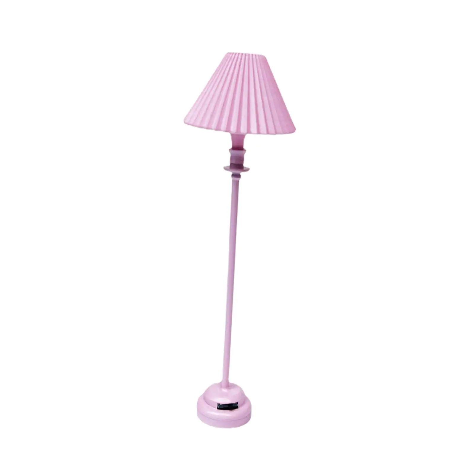 1/12 Mini Dollhouse Floor Lamp Decorative for Dolls House Room Decor