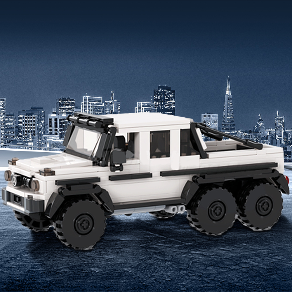 Gobrick MOC Mercedesed AMG G63 6x6 и модель прицепа, строительные блоки,  внедорожник «сделай сам», внедорожник, спортивный автомобиль, модель,  кирпичи, детские игрушки, подарки | AliExpress