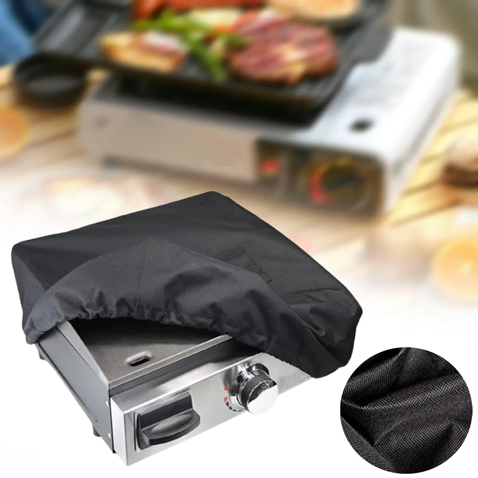17inch Grill Cover Outdoor BBQ Machine Protector Griddle Cover for 17