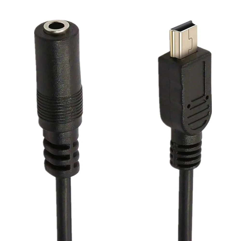 Кабель-адаптер 3,5 мм мама-5 Pin Mini USB папа для микрофона 0,3 м |  AliExpress