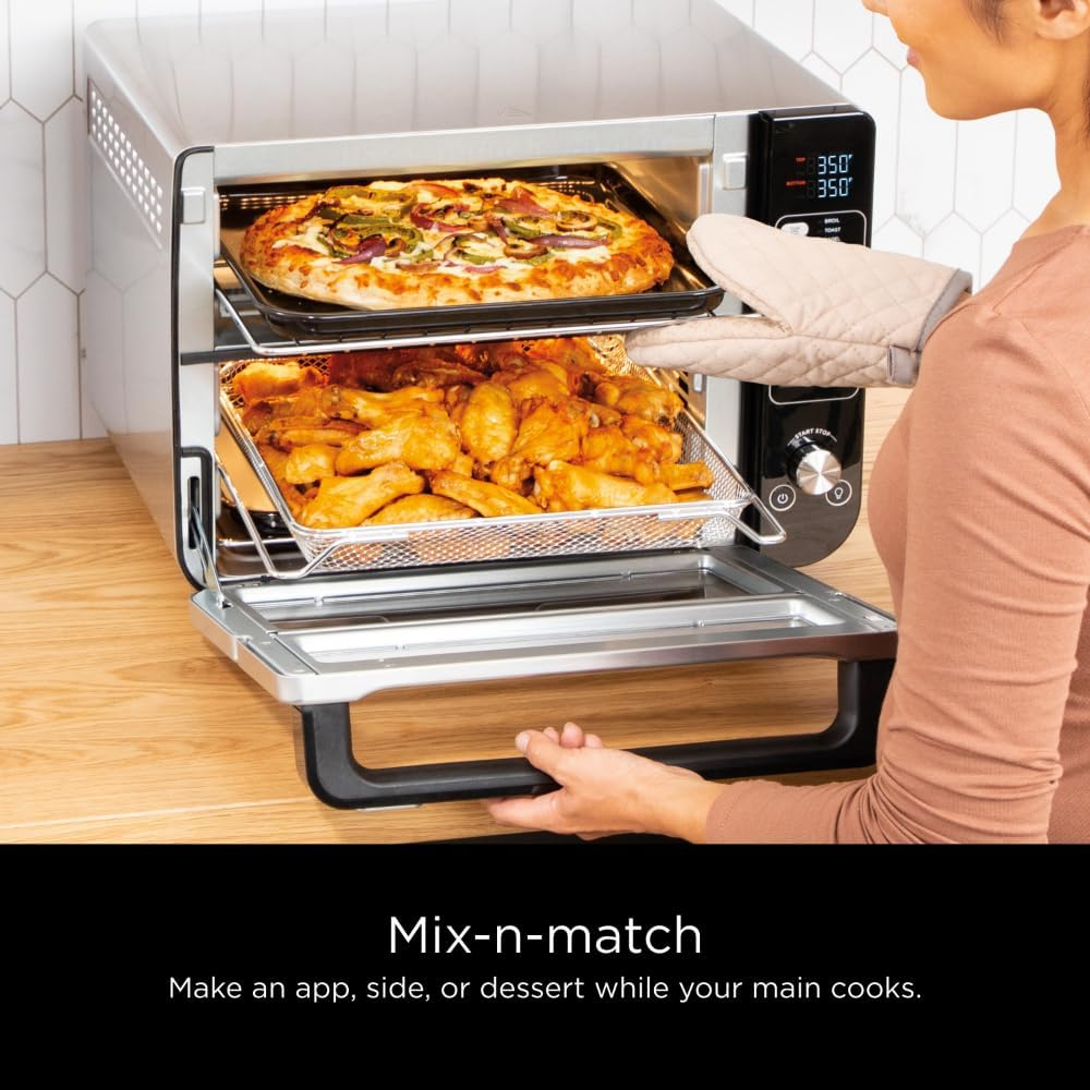 Title 4, NEU Ninja DCT401 12-in-1-Doppelbackofen mit Fle...