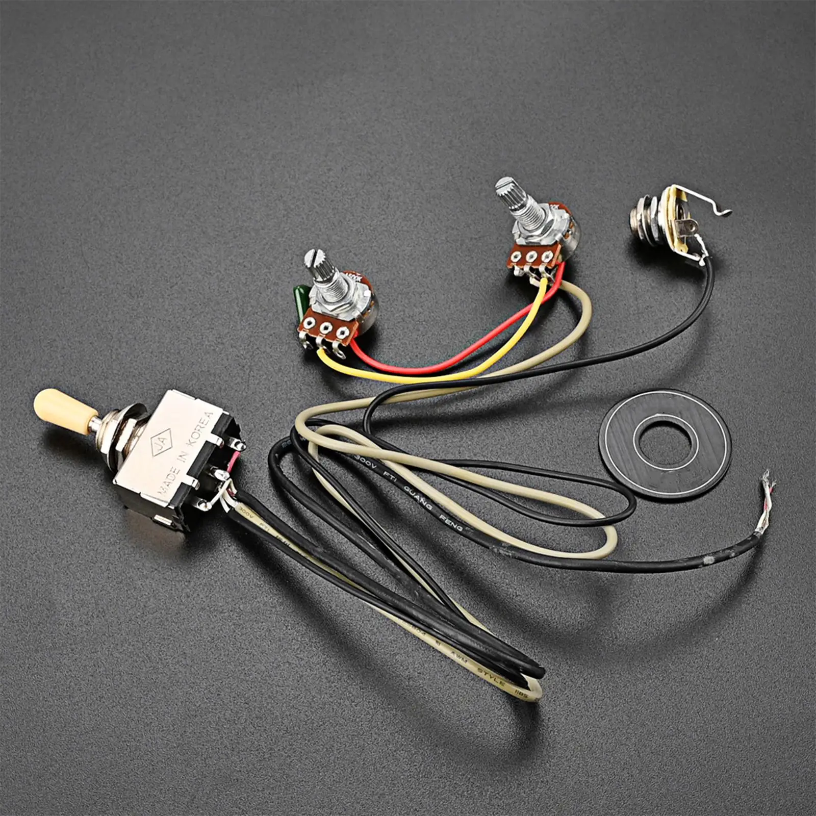 Guitar Wiring Harness Sturdy Simple to Install Audio Volume for Supplies