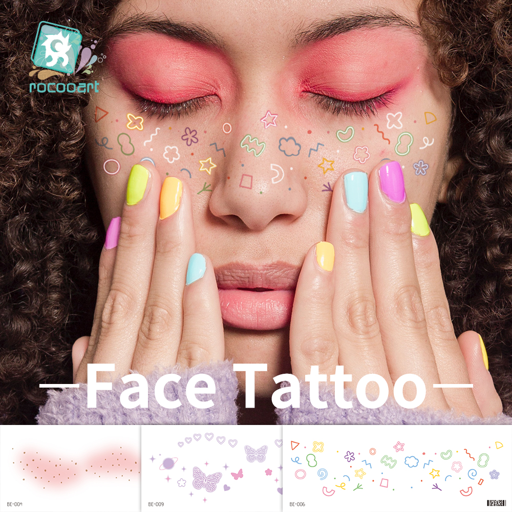 Best of Freckles Face Tattoo Cute Small Heart Women Temporary Tattoos Face Stickers Eye Make Up Decal Waterproof Tattoos For Girls Woman Reviews & Tips