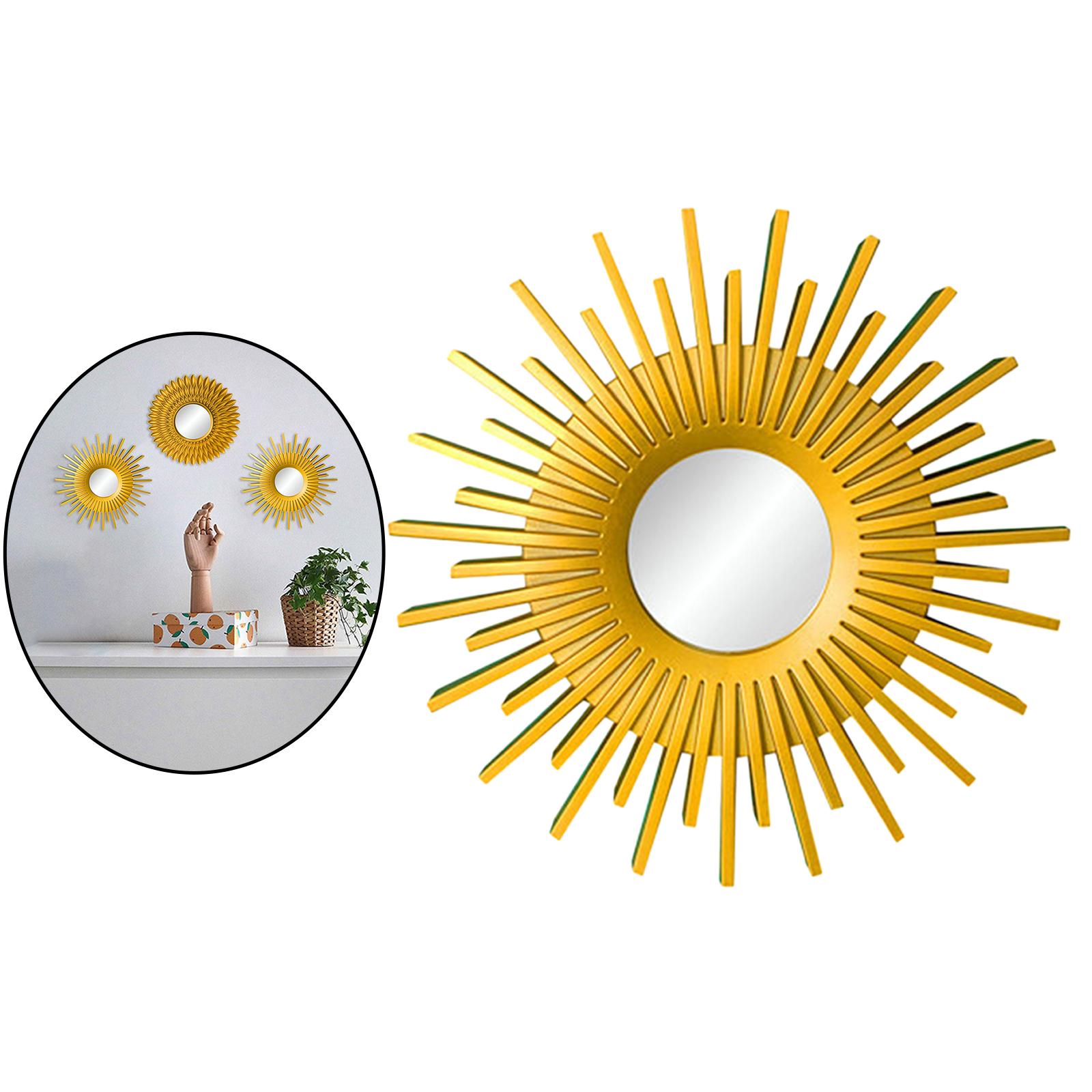 Art Decoration Wall Mounted Round Mirror Dressing Wall Hanging Bathroom Mirror Modern Decorative Boho Wall Decor Mirrors