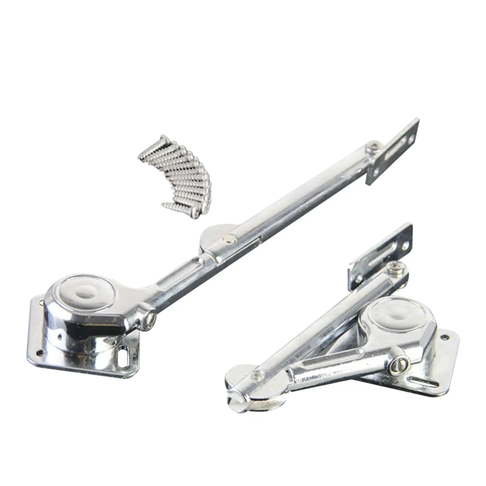 2Pcs Heavy Duty Hydraulic Hinges Support Adjustable Accessories Furniture Shock Hardware Lift up for Kitchen Cabinet