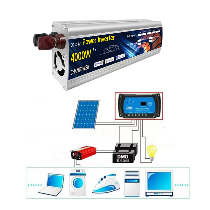 Inversor solar 12v 220v 500w 1000 2000