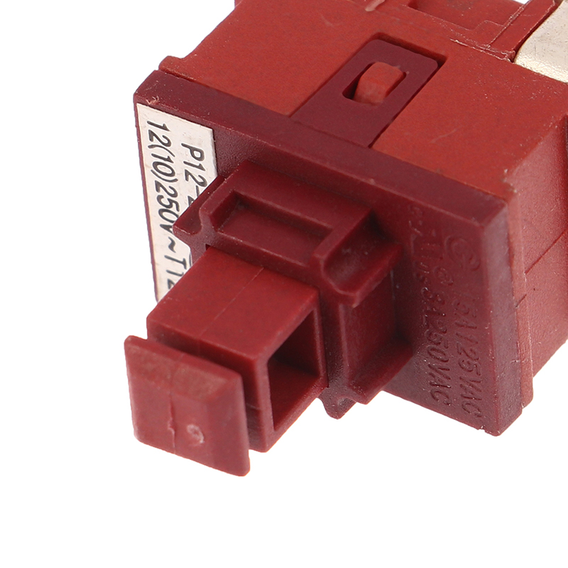 Power Switch Push Button KAN-L5 P12-2 Switch 8A 250VAC 2/4pin Self-locking for Water Heater Vacuum Cleaner