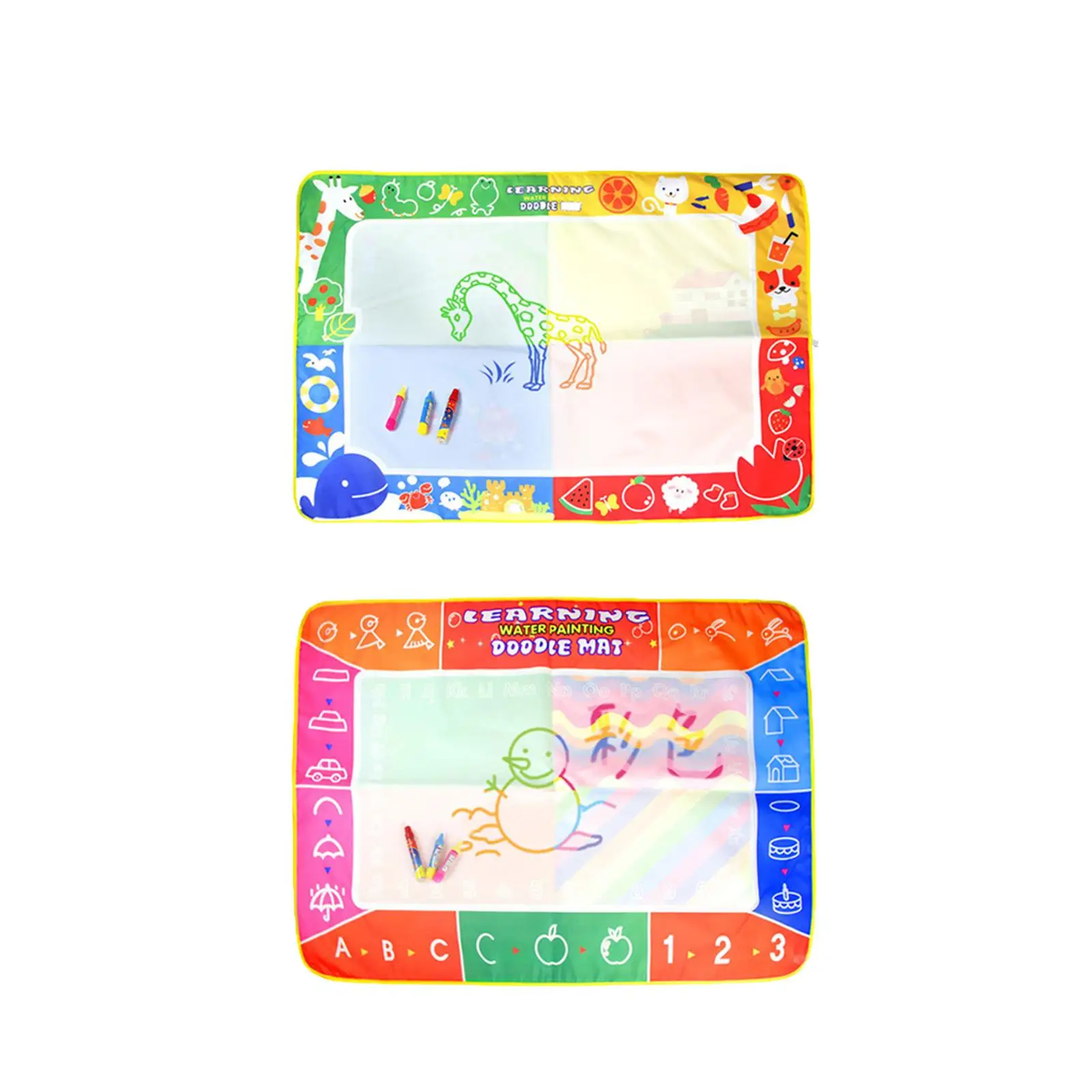 Doodle Mat Foldable Water Drawing Mat Portable Painting Writing Doodle Board for Chriatmas Present