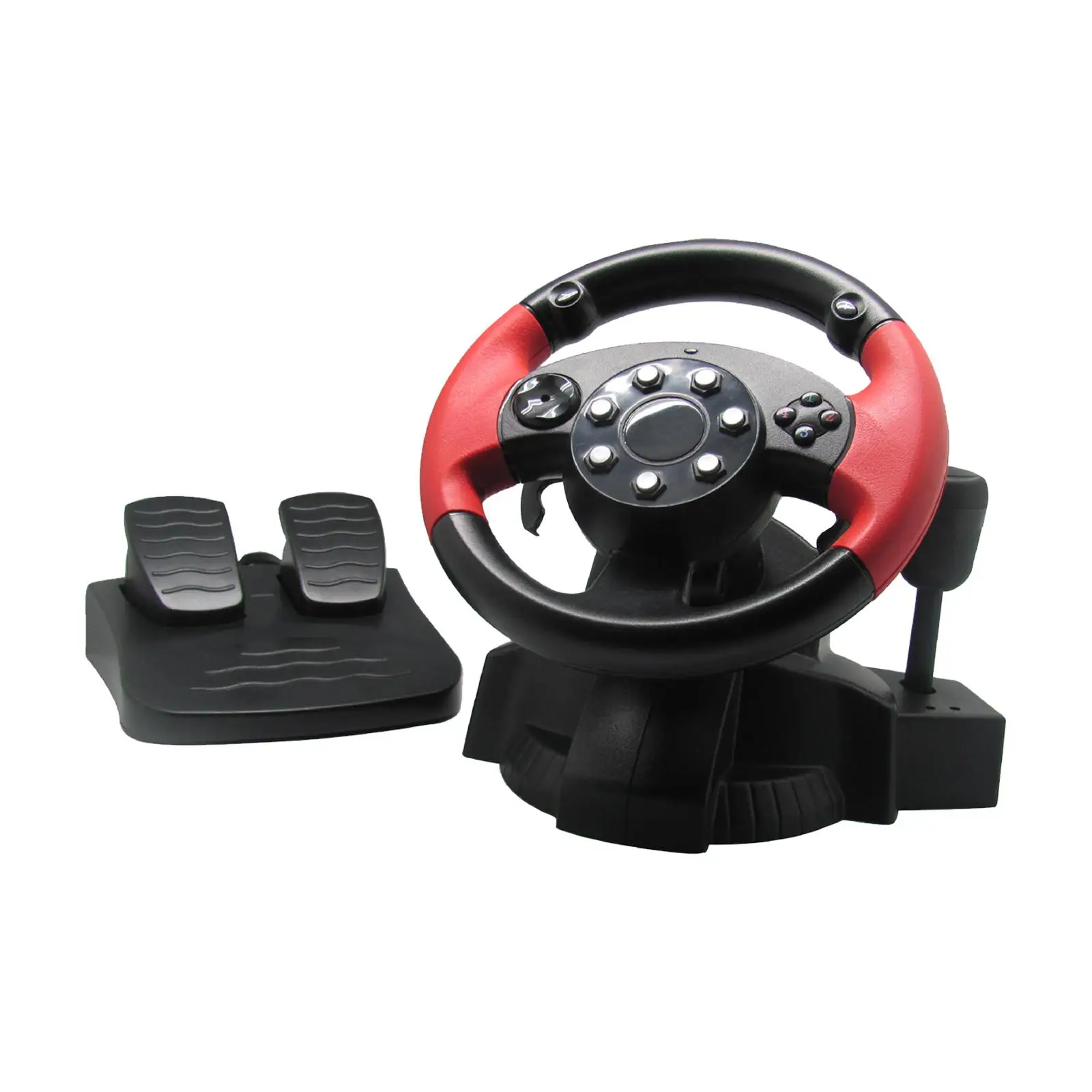 Racing Driving Wheel with Pedals and Shifter Game Racing Wheel Controller Wired Gaming Accessories Universal Pc Wheel