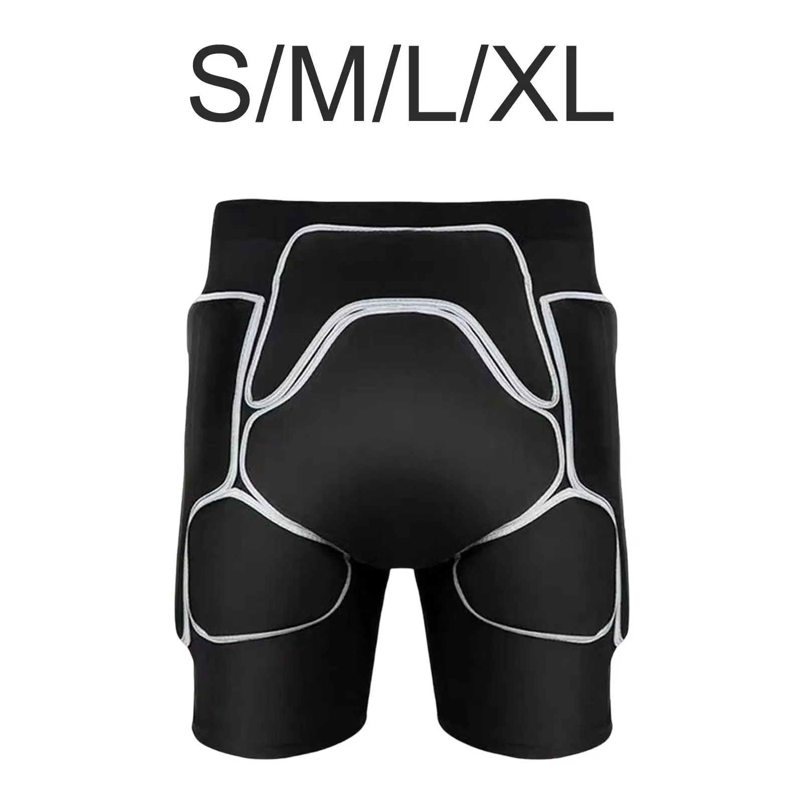 3D Padded Shorts Protection Hip Pants Snowboard Riding Breathable Sliders EVA Roller Unisex Undershorts for Skate Ski Women Men