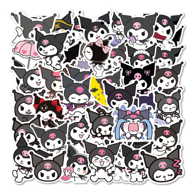 50pcs Hello Kitty Stickers Cute Sticker Pack Sanrio Anime Stickers Laptop  Skin Waterproof Phone Case Kids Toys Kawaii Packaging - AliExpress