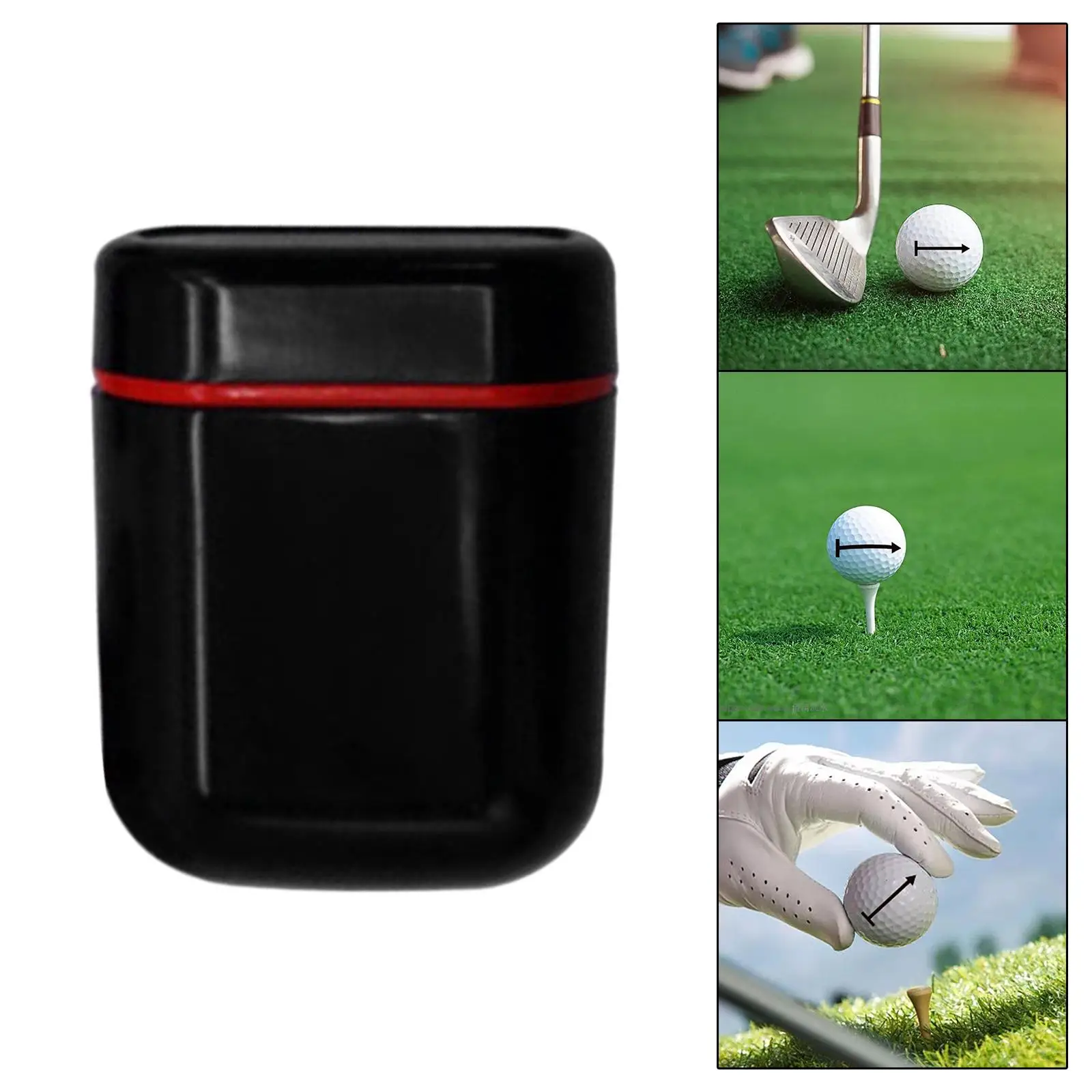 Golf Balls Line Liner Marking Golf Alignment Kit Golf Accessories Quick Dry Impression Seal Personalized Stamp Marker for Gift