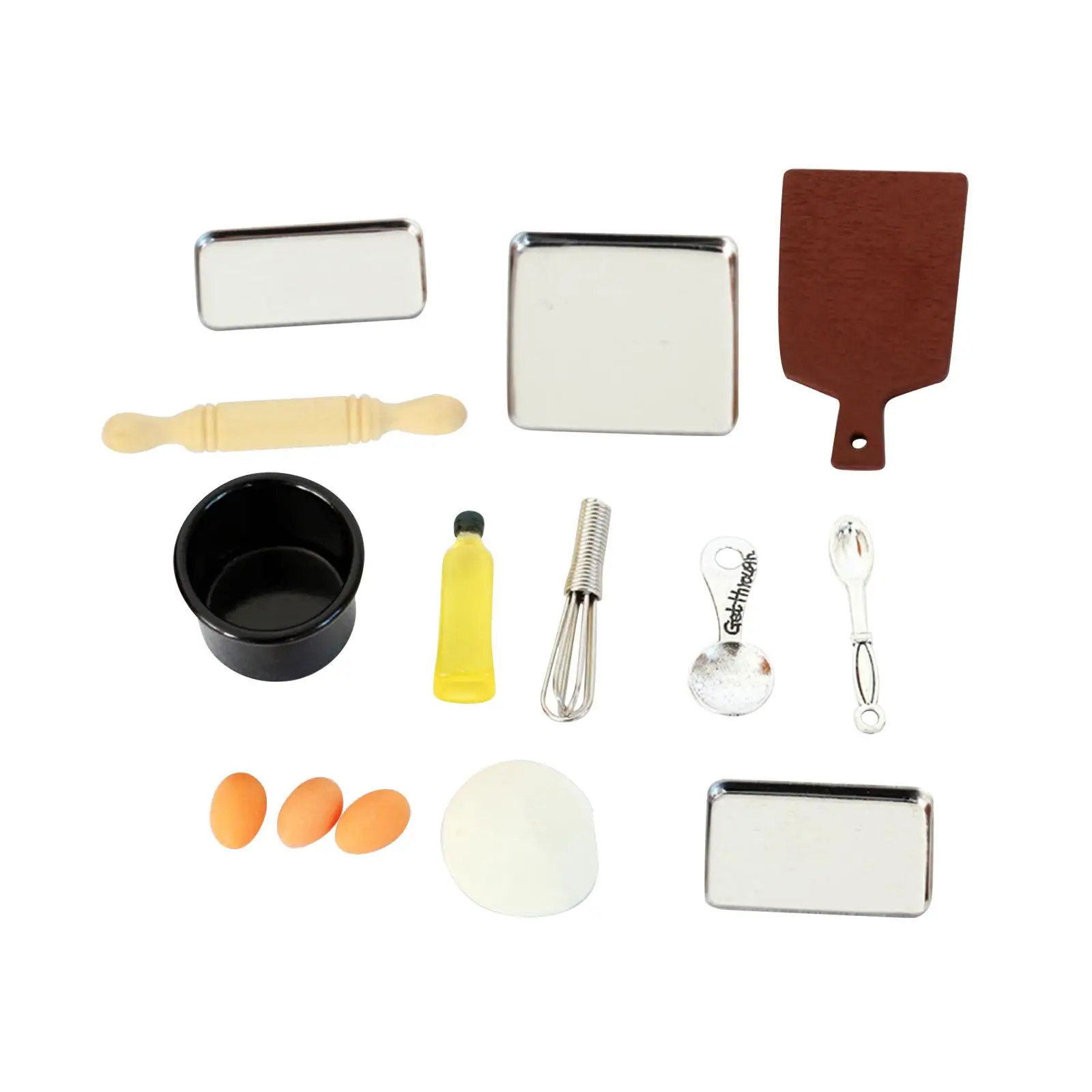 Food Baking Scene Dollhouse Kitchen Accessories for Crafts Window Display