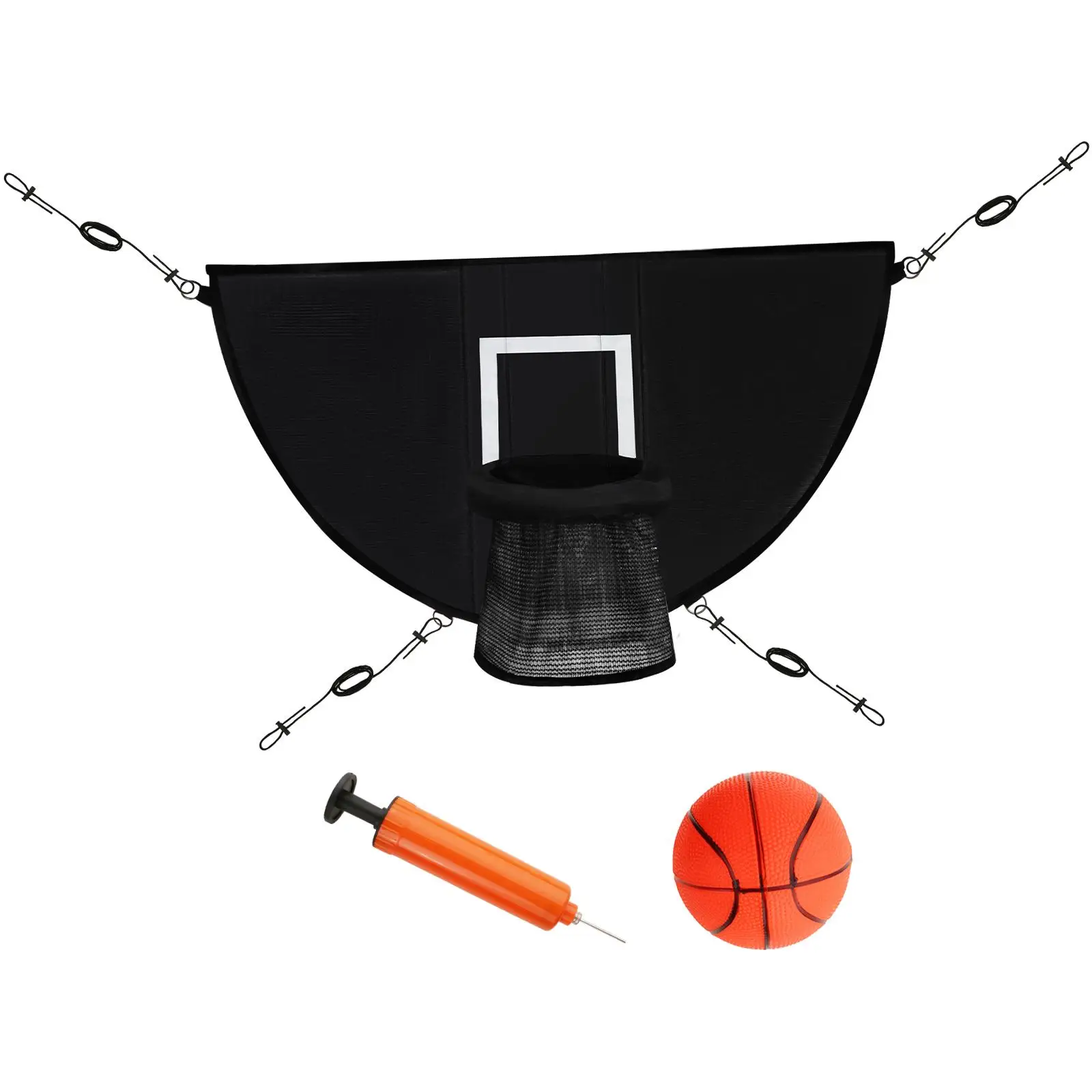 Mini Trampoline Basketball Hoop for Kids for Outdoor Easy Installation with Pump and Basketball Kids Trampoline Basketball Goal