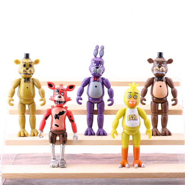 Set Five Nights Freddy Action Figure Fnaf Toys  Nightmare Bonnie Figure -  5pcs Set - Aliexpress