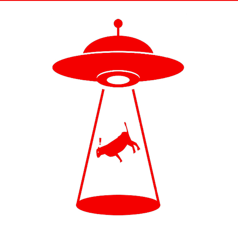 Auto Aufkleber Alien Raumschiff Aufkleber Dekoration Außen Teile Caravan Zubehör Fahrzeug Liefert Produkte Stilvolle, Decals PVC – Detail 4