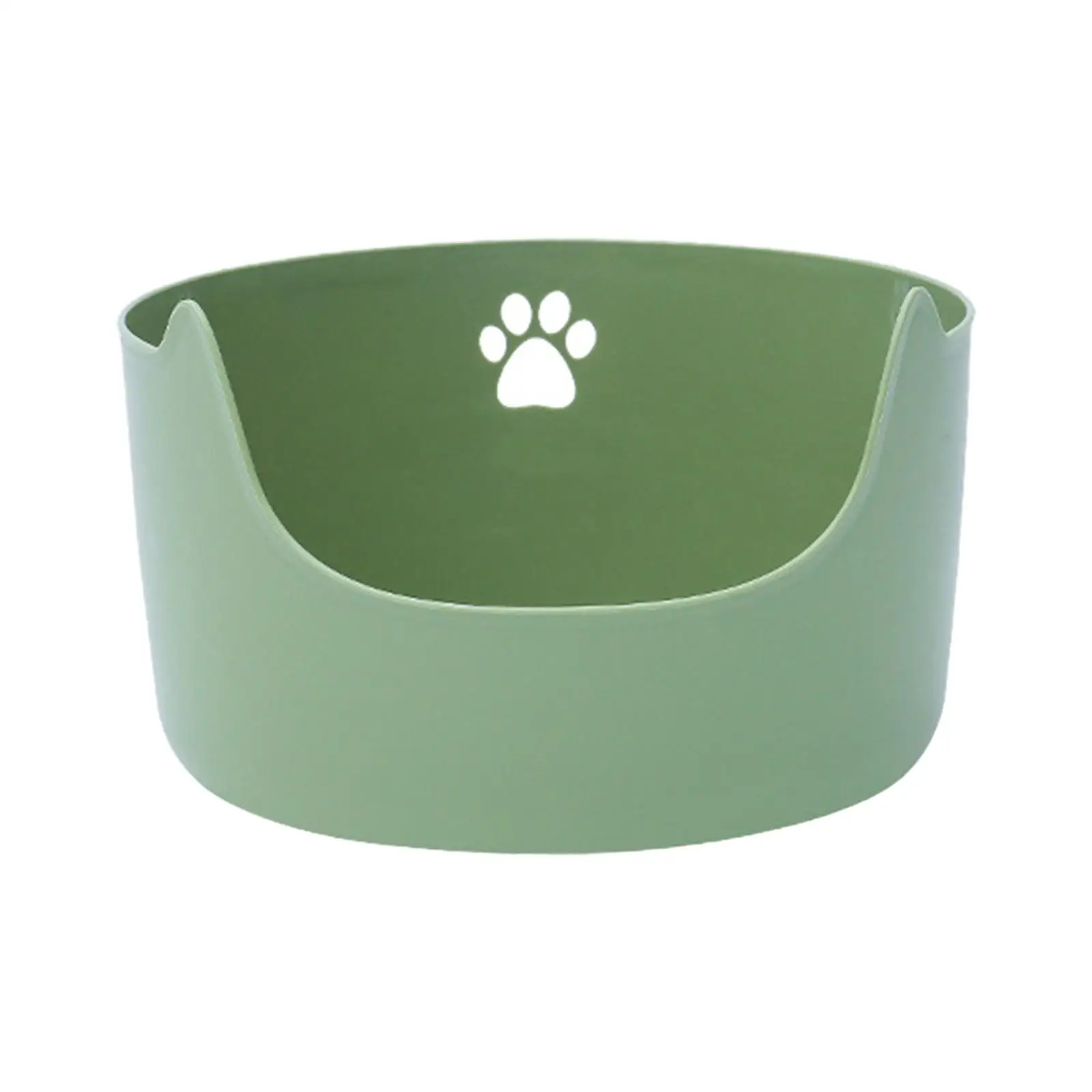 Cats Litter Pan with High Sides Nonstick Anti Splashing Pet Supplies Open Cats Litter Tray Extra Large Cat Cleaning Bath Basin