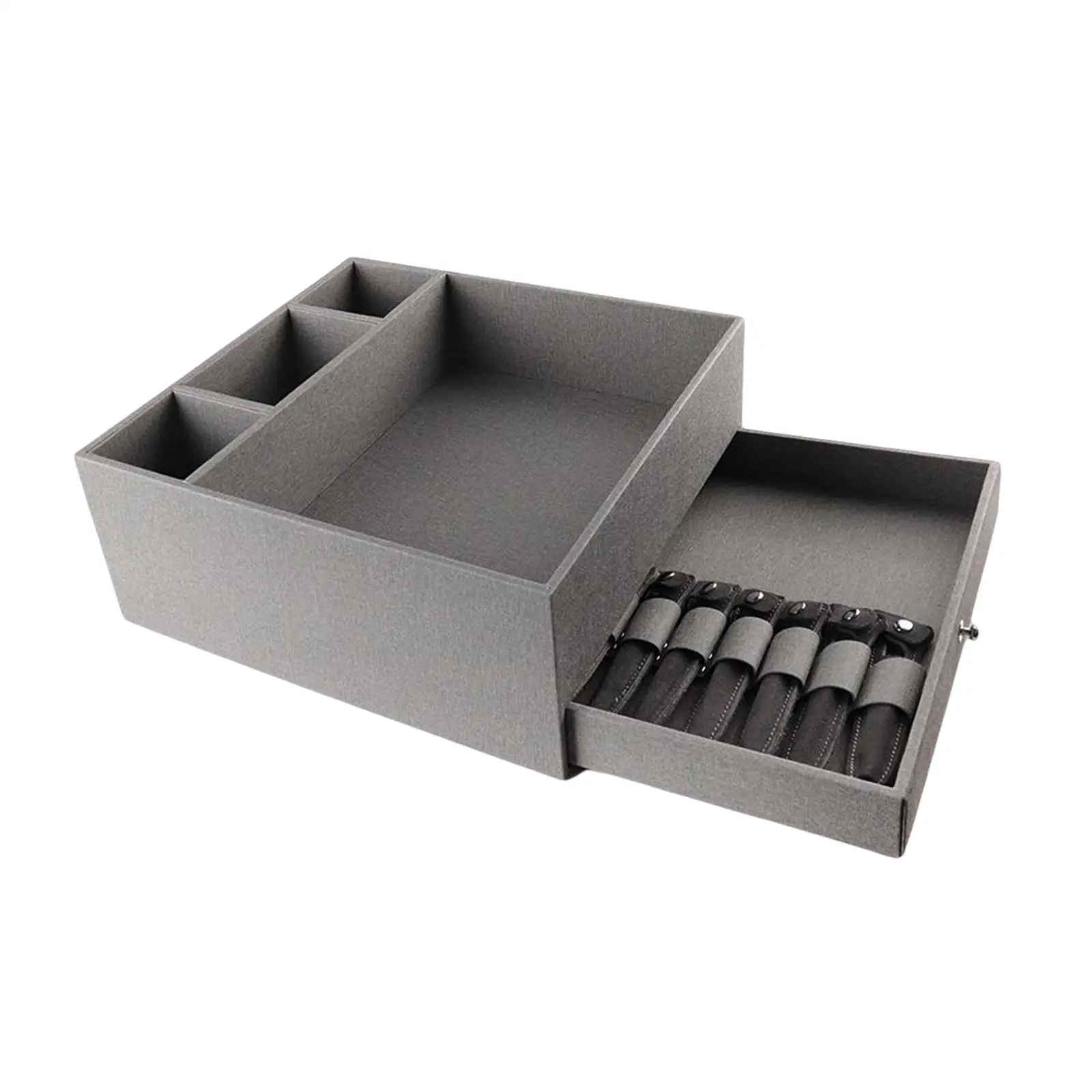 Professional Hairdressing Tool Holder with Large Space Drawer Countertop Organizer for Tweezers