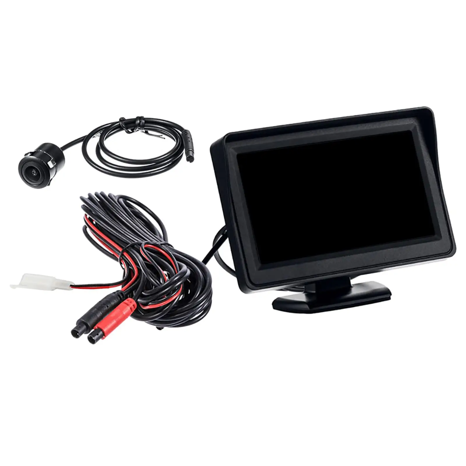 5 inch Rear View Camera Reverse Assistance Camera Equipment Color HD Lens Car Monitor