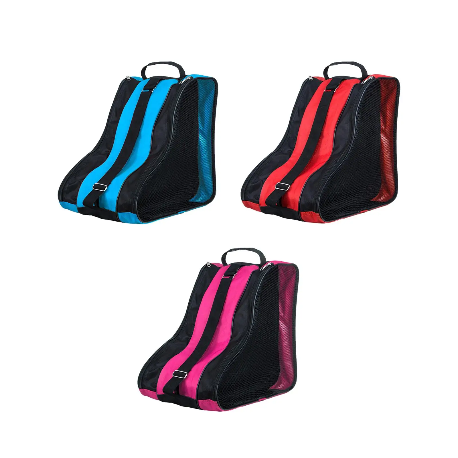 Roller Skate Bag Women Men Portable Supplies Skate Carry Bag for Figure Skates Quad Skates Inline Skates Ice Hockey Skate