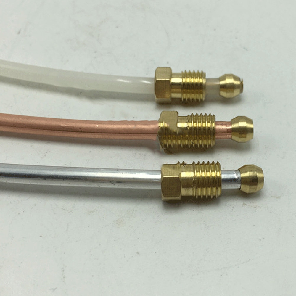 Description Picture 5 of item10 pcs 3 4 5 6 8 10mm Brass Ring Sleeve for Compression Tube Union Lubricating Pump Oil Ring Oil Pipe Clamp