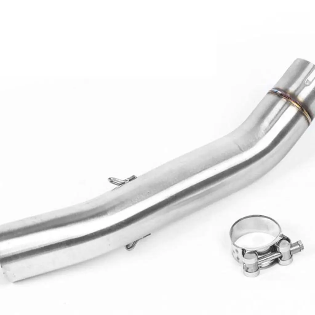 Durable 51mm Exhaust Escape Middle Connect Pipe for TNT300 - Silver