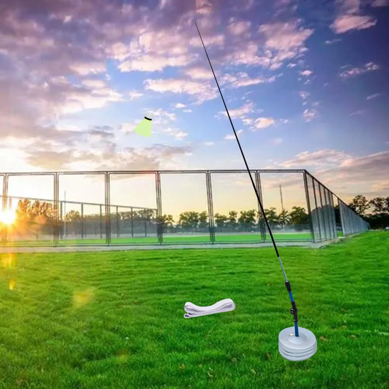 Badminton Trainer Equipment Self Practice Tool for Indoor Outdoor Exercising