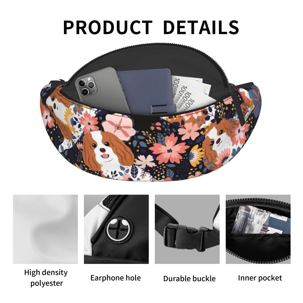 Fanny Pack para viajar Homens Mulheres Pet