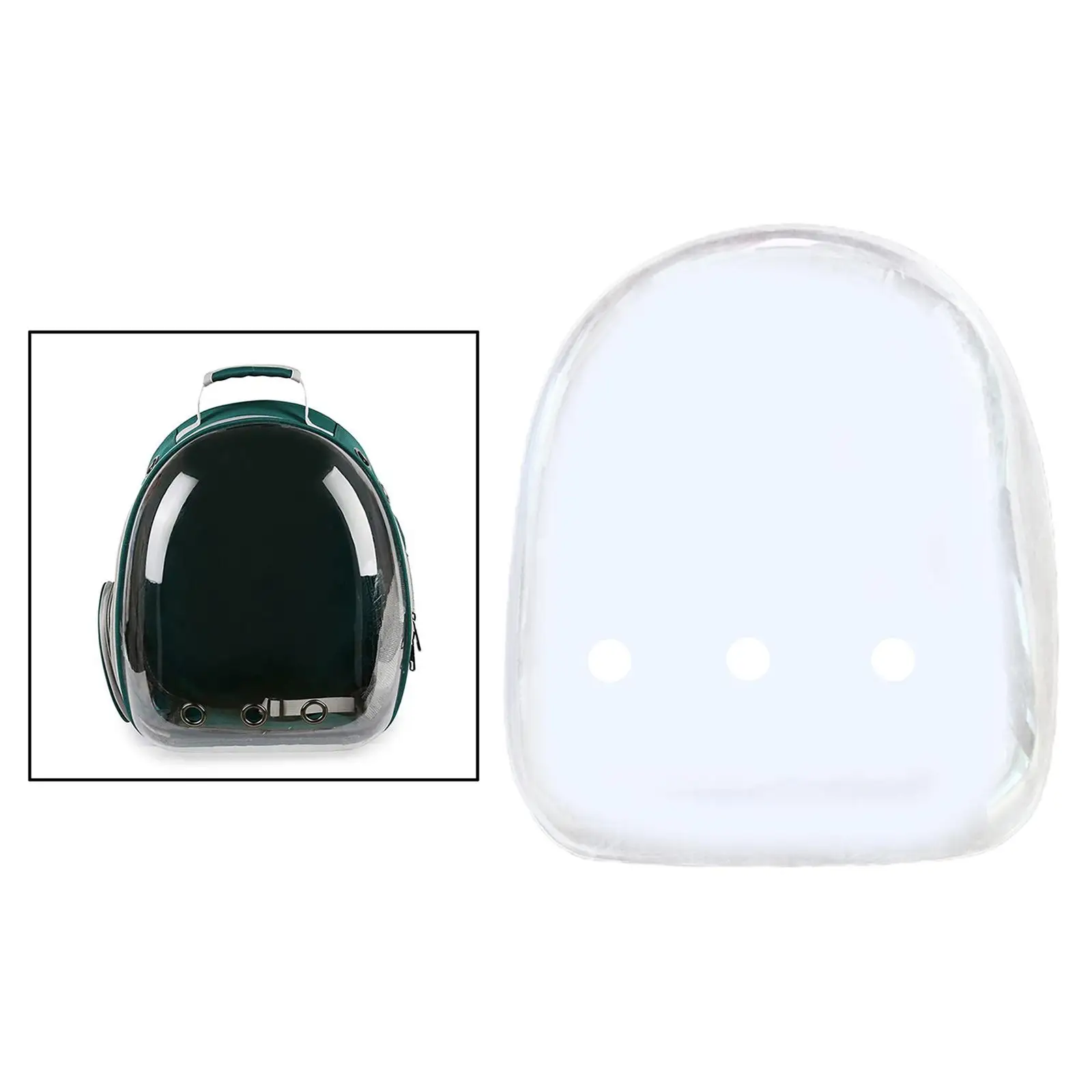 Pet Carrier Backpack Transparent Cover Clear Shell Capsule Dog Parrot Cat Bubble