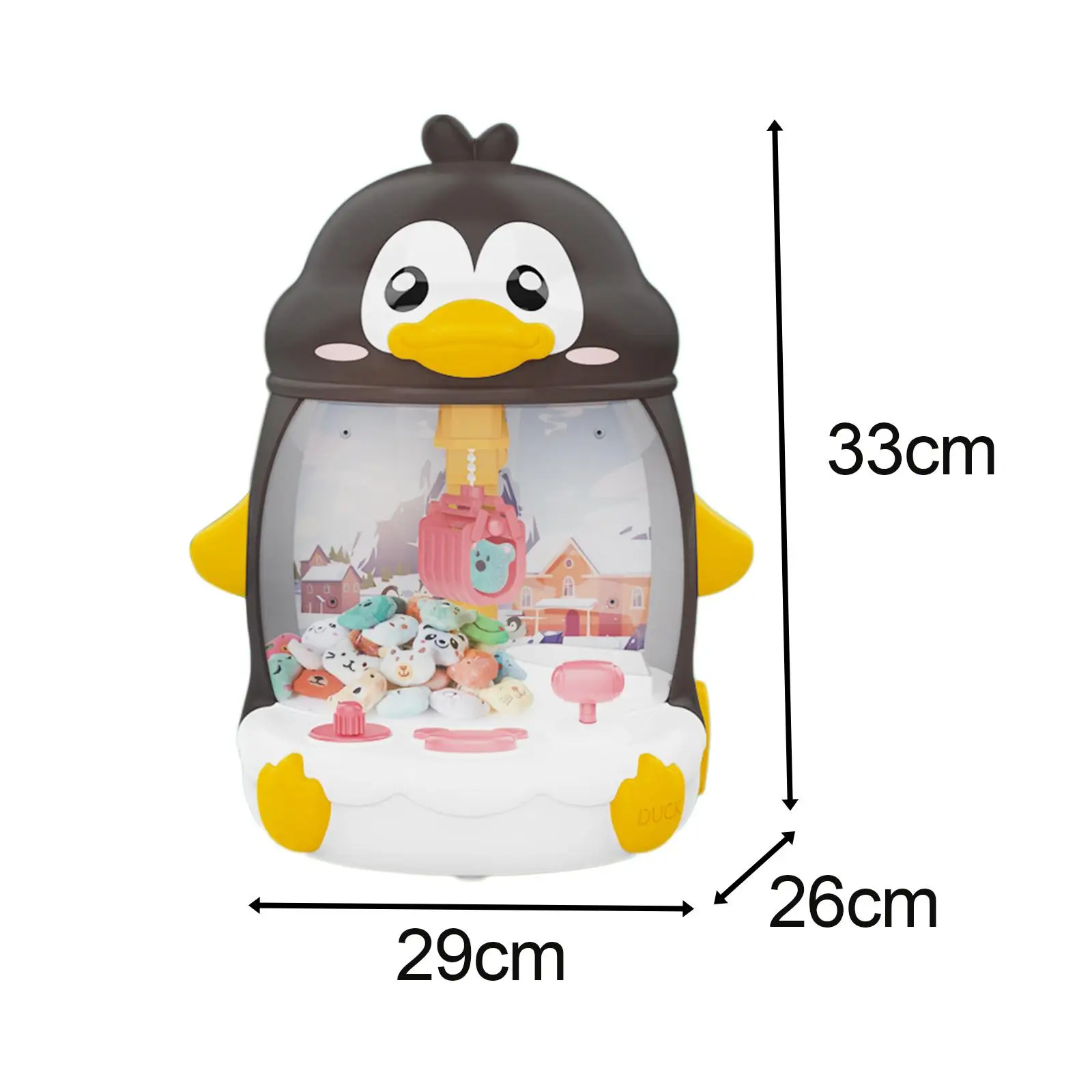 Reusable Doll Claw Machine Prize Dispenser for Boys Kids Holiday Gifts