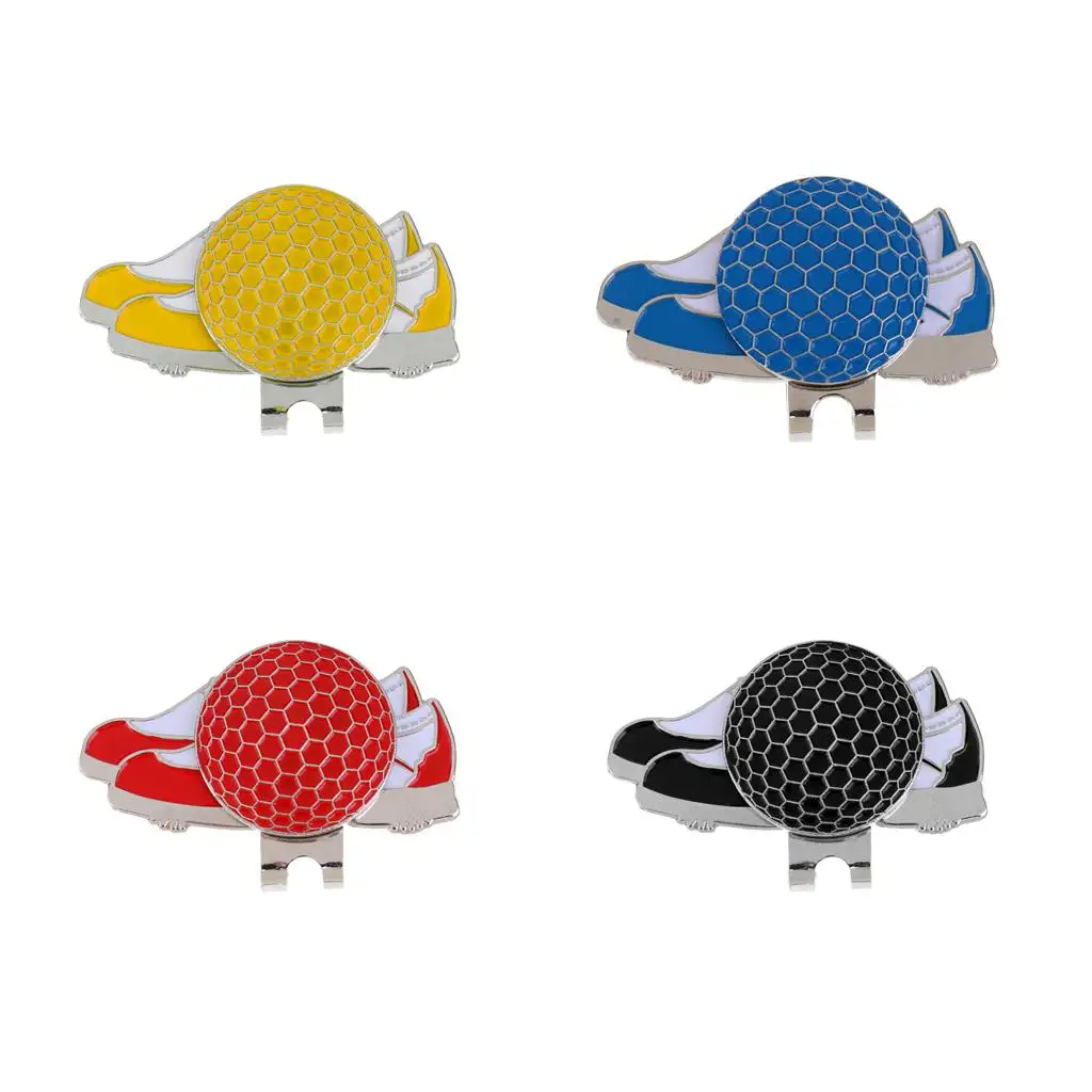 Lightweight Stainless Steel Shoe Design Golf Hat   Ball Marker