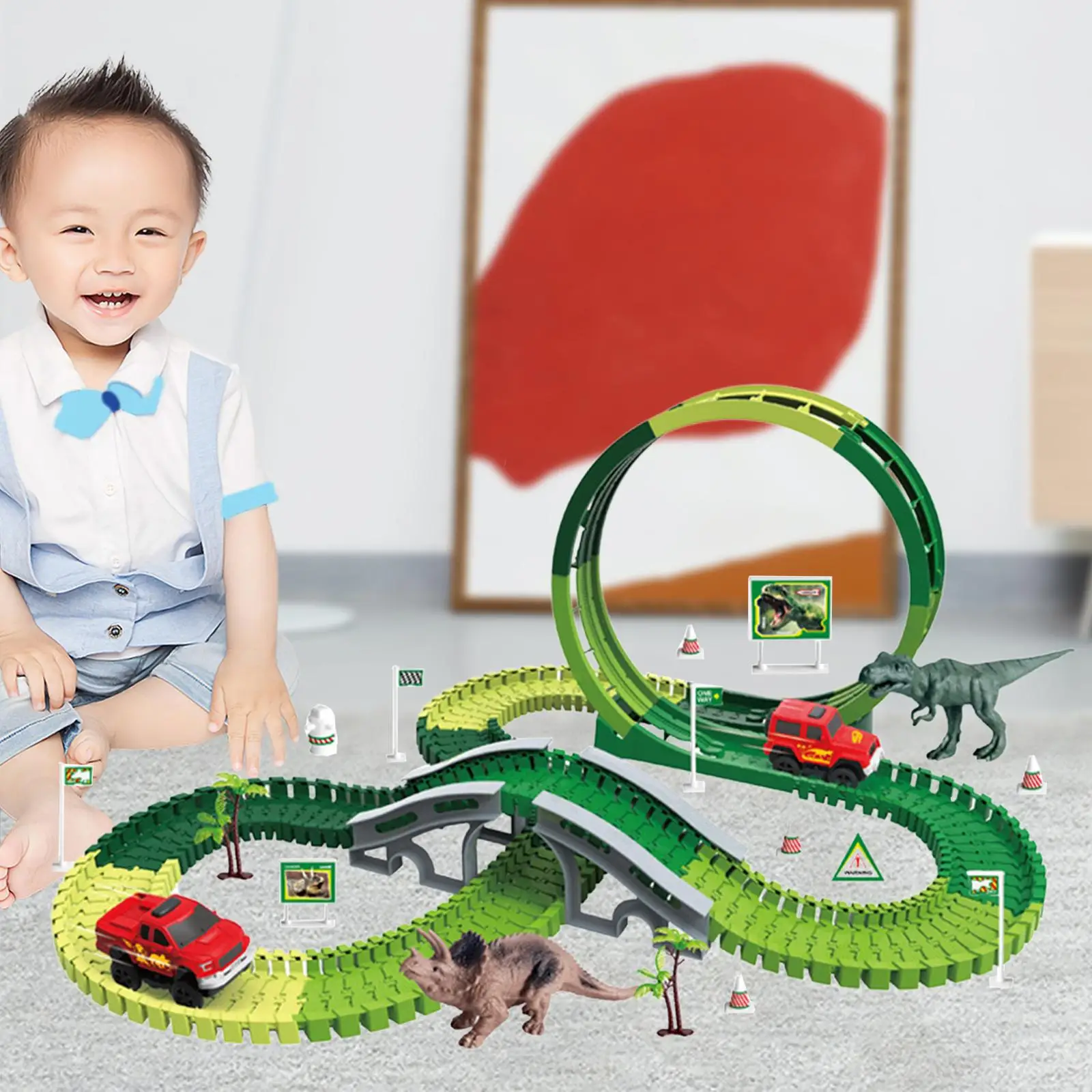 Dinosaur Train Toys Set Kids Play Toys for Boys Girls Kids Birthday Gift