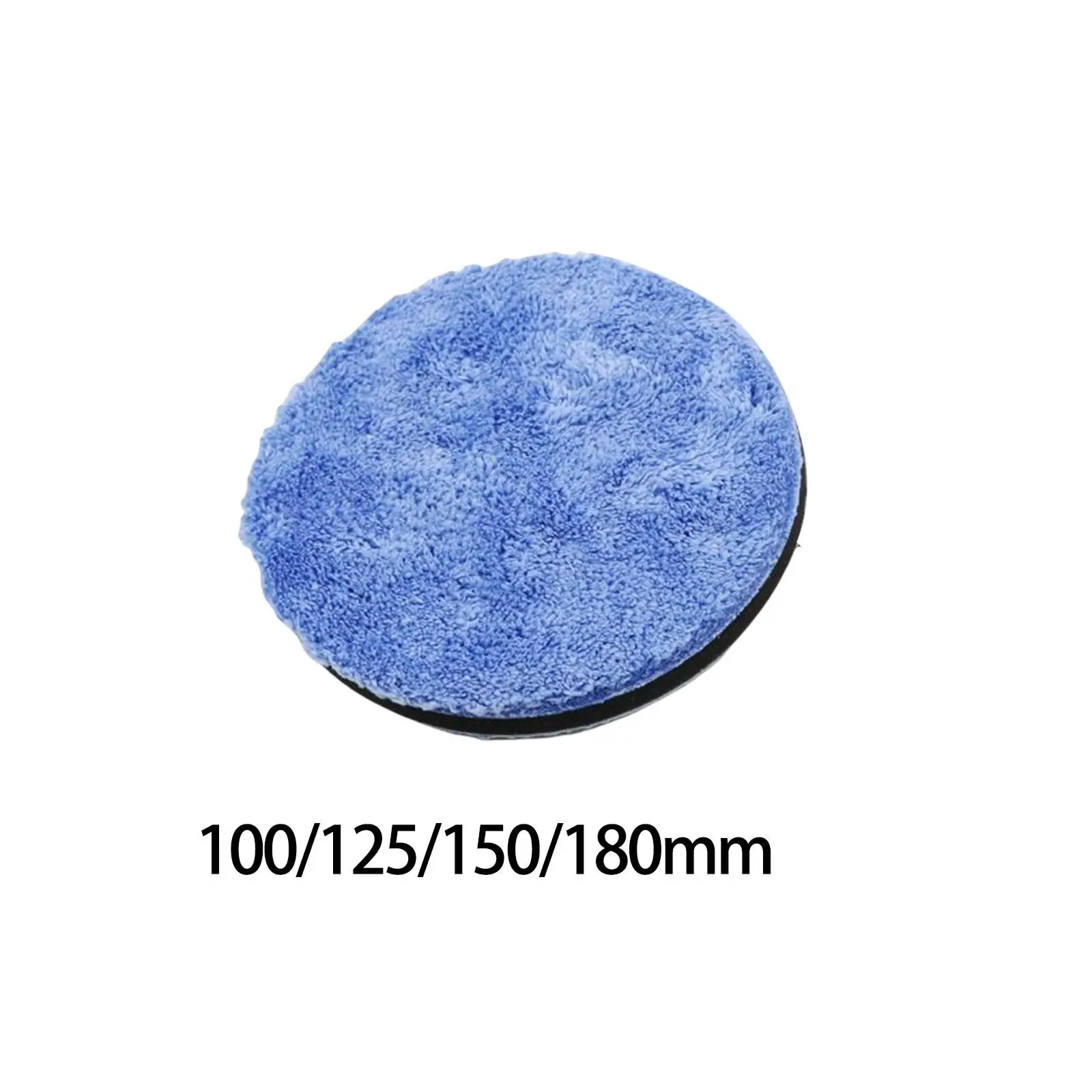 Microfiber Polishing Pad Multifunctional Soft Blue Waxing Sponge for Auto Tool Car Interior Exterior Cleaning Boats