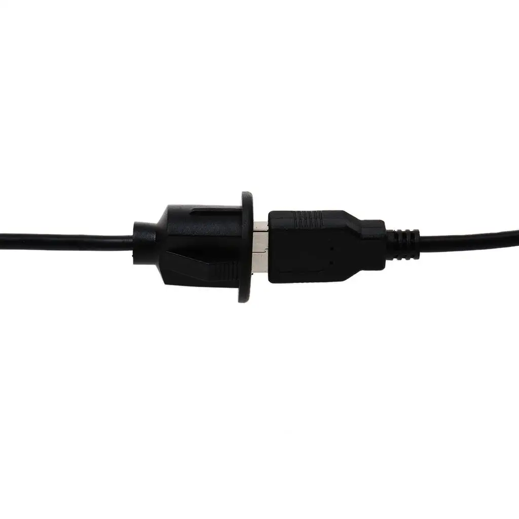 2M Car  Mount USB 3.5mm  AUX Extension Flush mountinging  Cable
